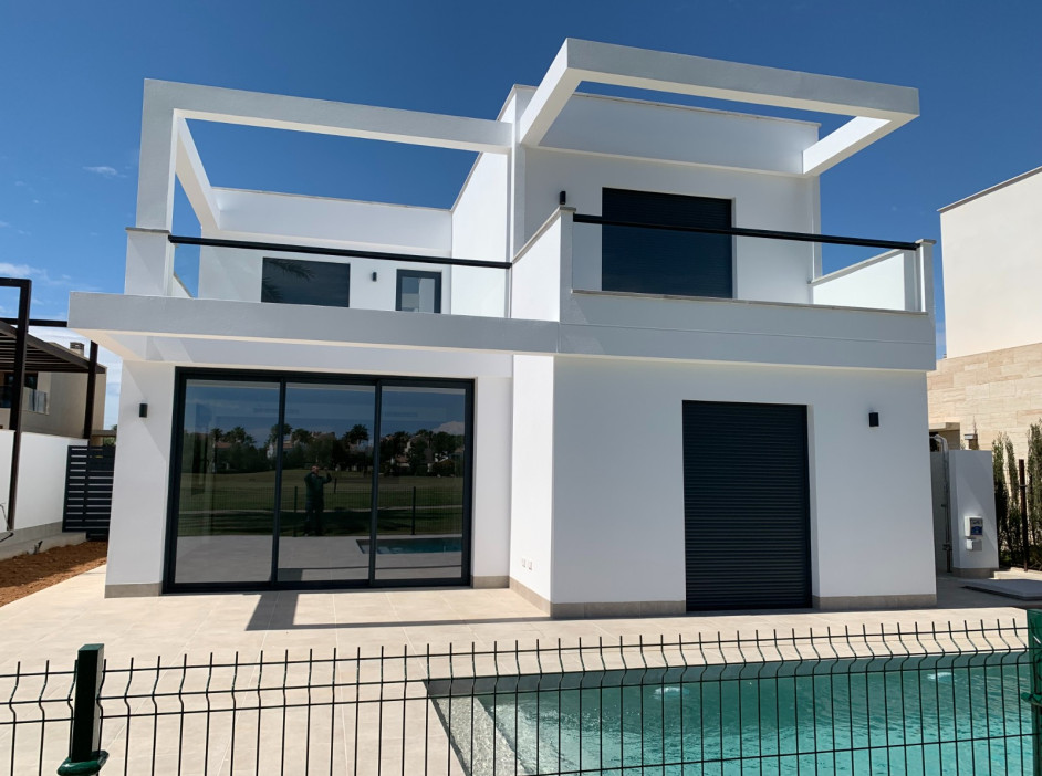 New Build - Front Line Detached with roof solarium - Roda Golf & Beach Resort, San Javier - Costa Calida