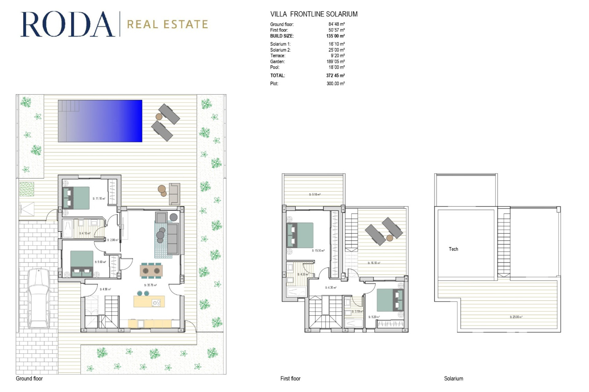 New Build - Front Line Detached with roof solarium - Roda Golf & Beach Resort, San Javier - Costa Calida