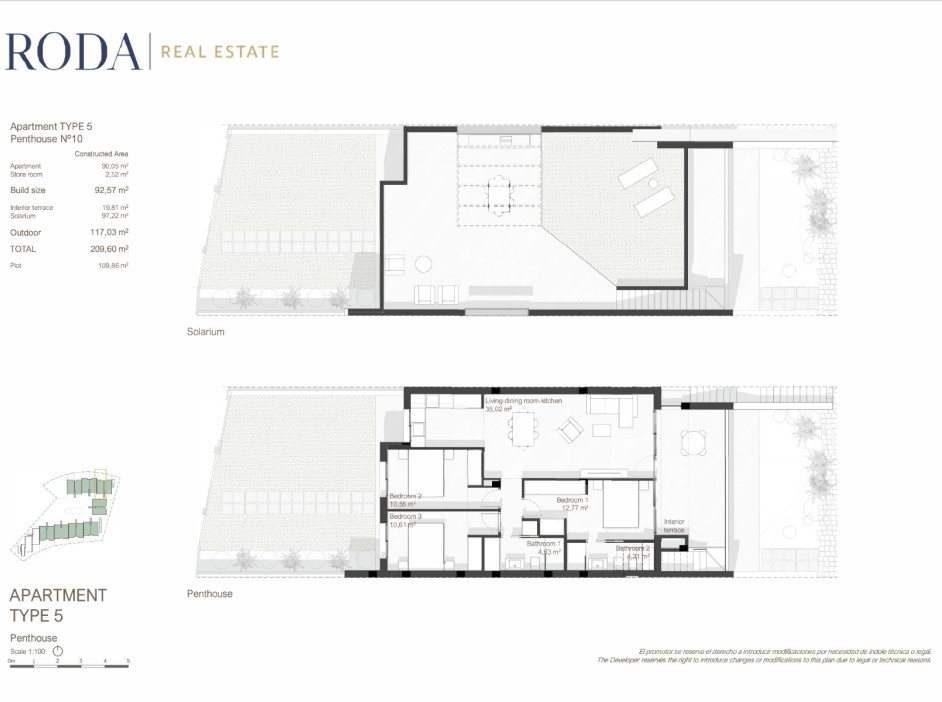 New Build - Penthouse - Roda Golf & Beach Resort, San Javier - Costa Calida