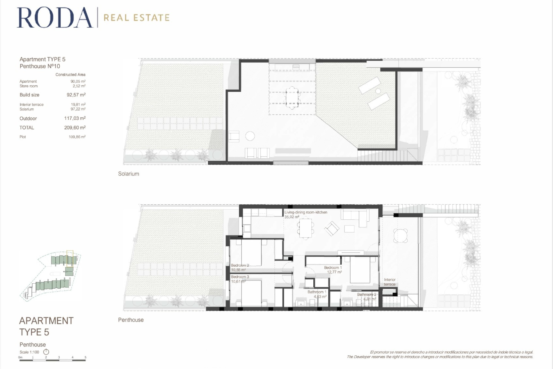 New Build - Penthouse - Roda Golf & Beach Resort, San Javier - Costa Calida