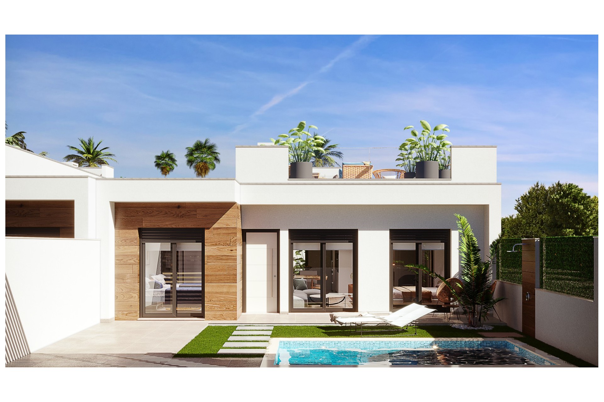 New Build - Terraced Villa - Dolores de Pacheco - Costa Calida