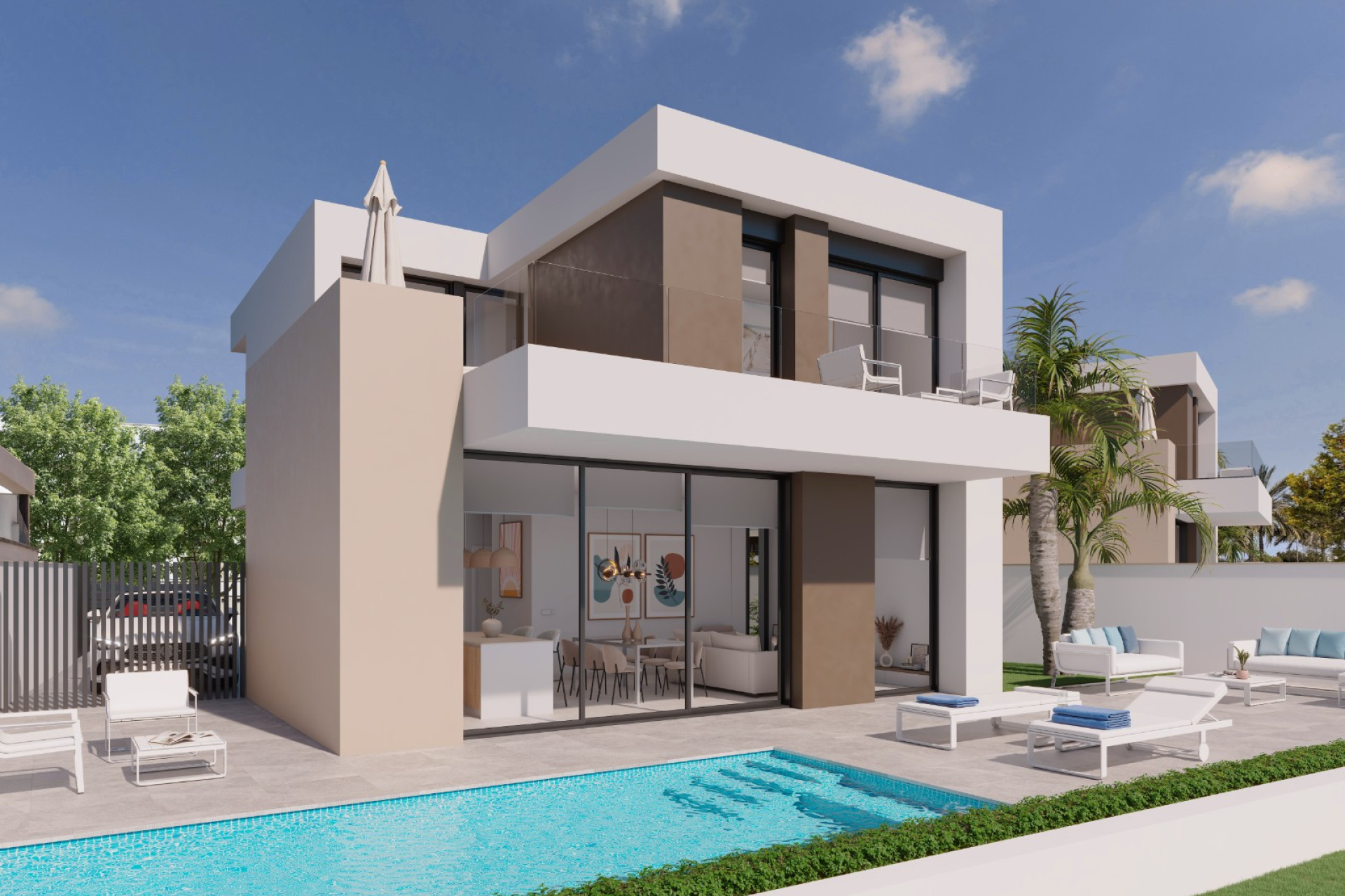 Obra nueva - Villa en primera línea de golf - Roda Golf & Beach Resort, San Javier - Costa Calida