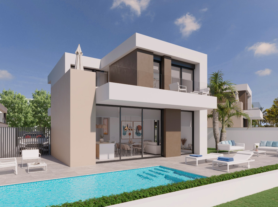 Obra nueva - Villa en primera línea de golf - Roda Golf & Beach Resort, San Javier - Costa Calida