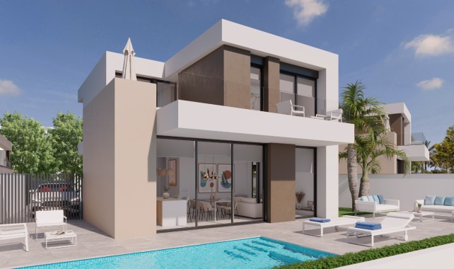 Villa en primera línea de golf - Obra nueva - Roda Golf & Beach Resort, San Javier - Costa Calida