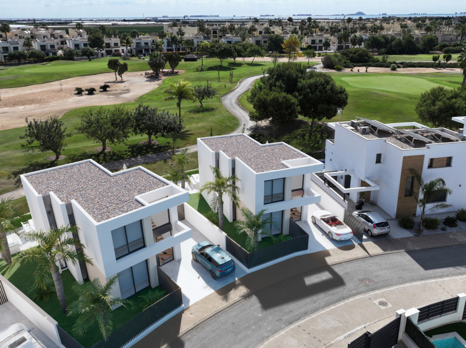 Front line golf villa for sale at Roda Golf & Beach Resort, Murcia