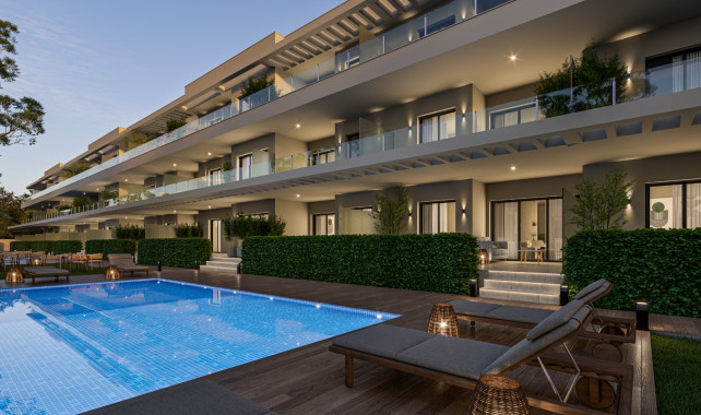 New build apartments with communal pool at Roda Golf & Beach Resort, Murcia
